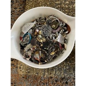 Lot of Single Earrings 3 lbs, 13 oz for crafting sorting harvest jewelry